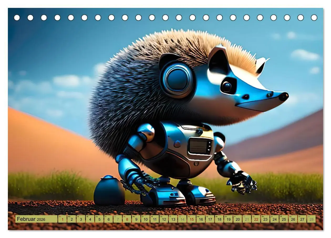 Bild: 9783457530597 | Igel-Abenteuer (Tischkalender 2026 DIN A5 quer), CALVENDO...