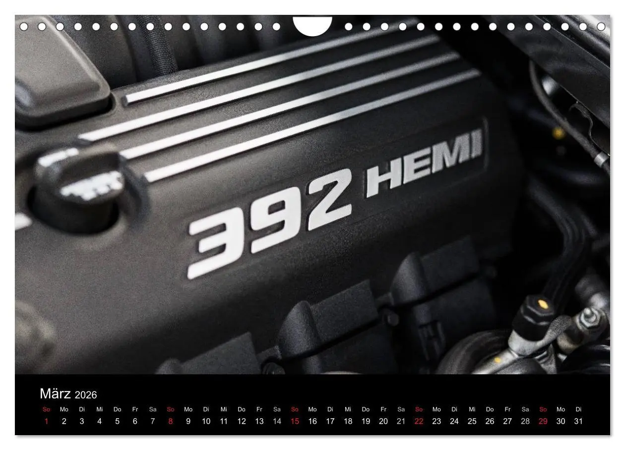 Bild: 9783516170597 | Dodge Challenger SRT8 (Wandkalender 2026 DIN A4 quer), CALVENDO...