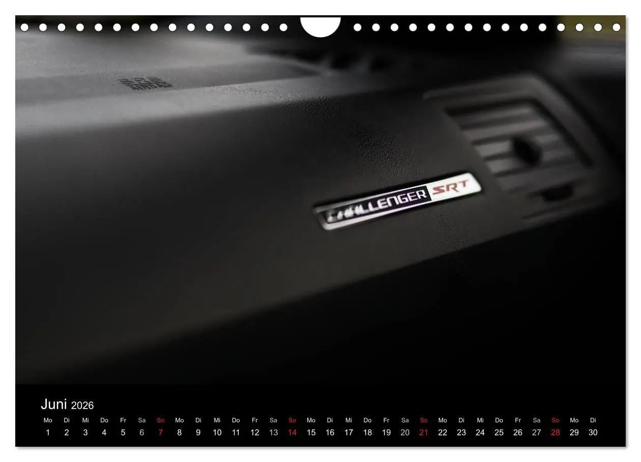 Bild: 9783516170597 | Dodge Challenger SRT8 (Wandkalender 2026 DIN A4 quer), CALVENDO...