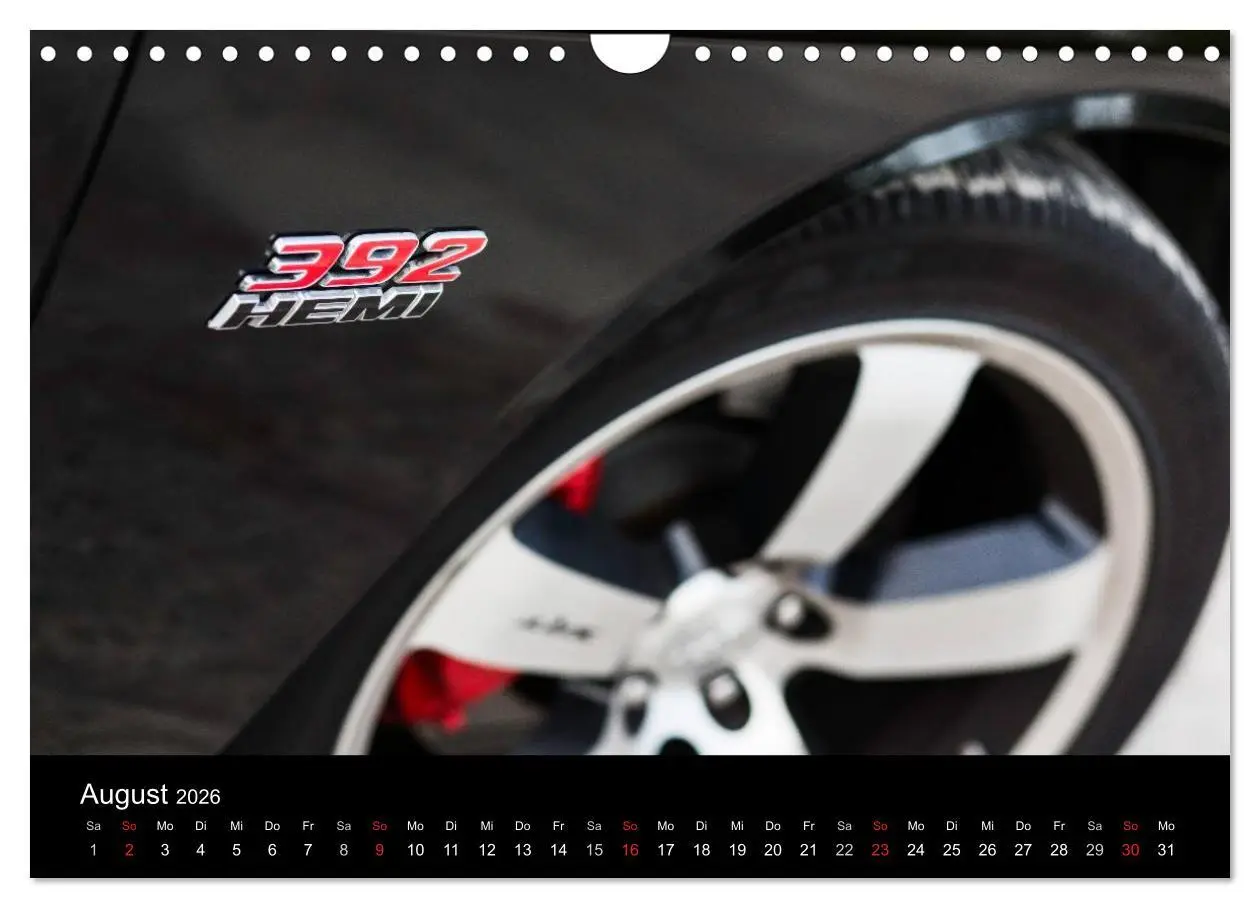 Bild: 9783516170597 | Dodge Challenger SRT8 (Wandkalender 2026 DIN A4 quer), CALVENDO...