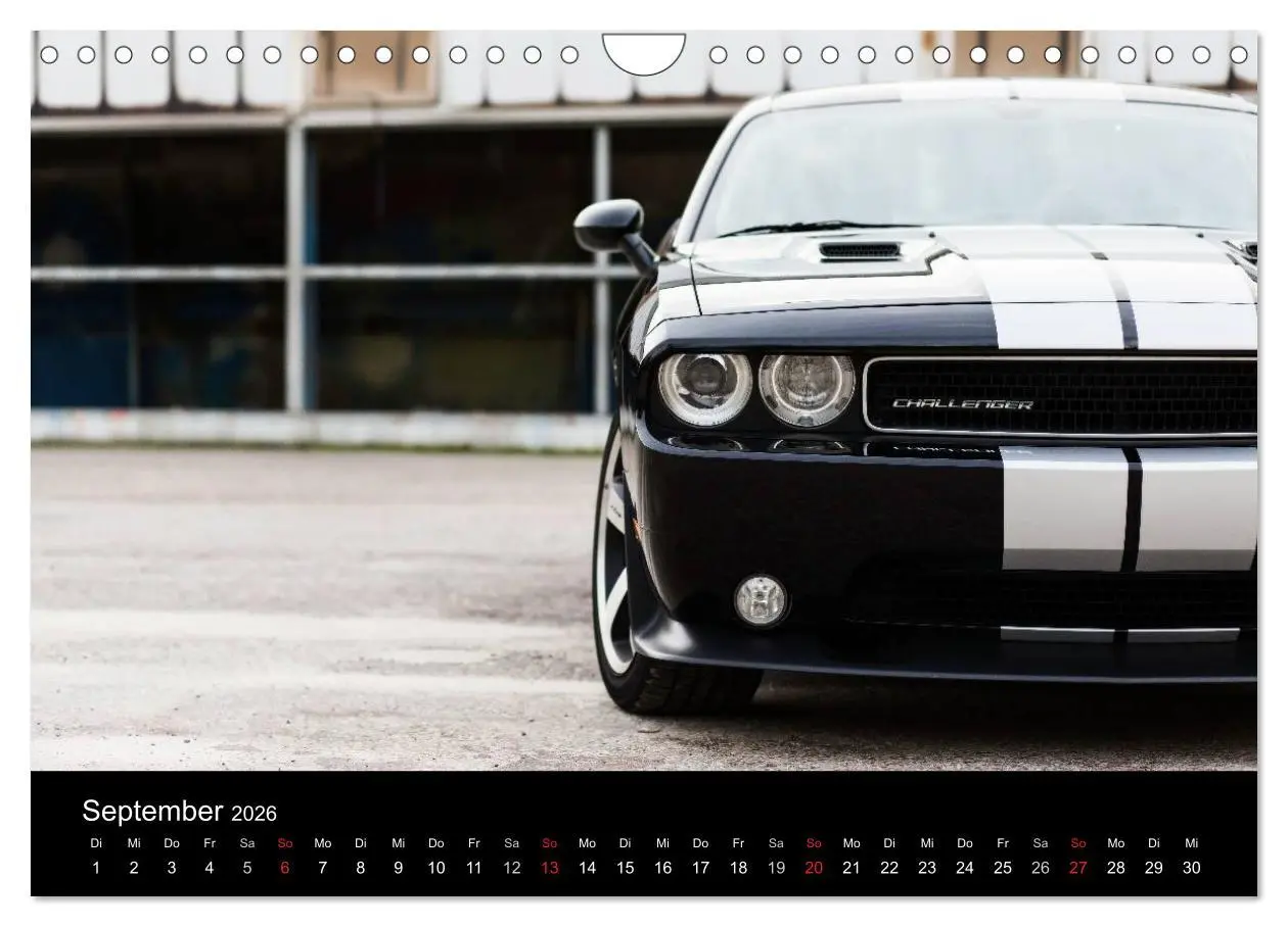 Bild: 9783516170597 | Dodge Challenger SRT8 (Wandkalender 2026 DIN A4 quer), CALVENDO...