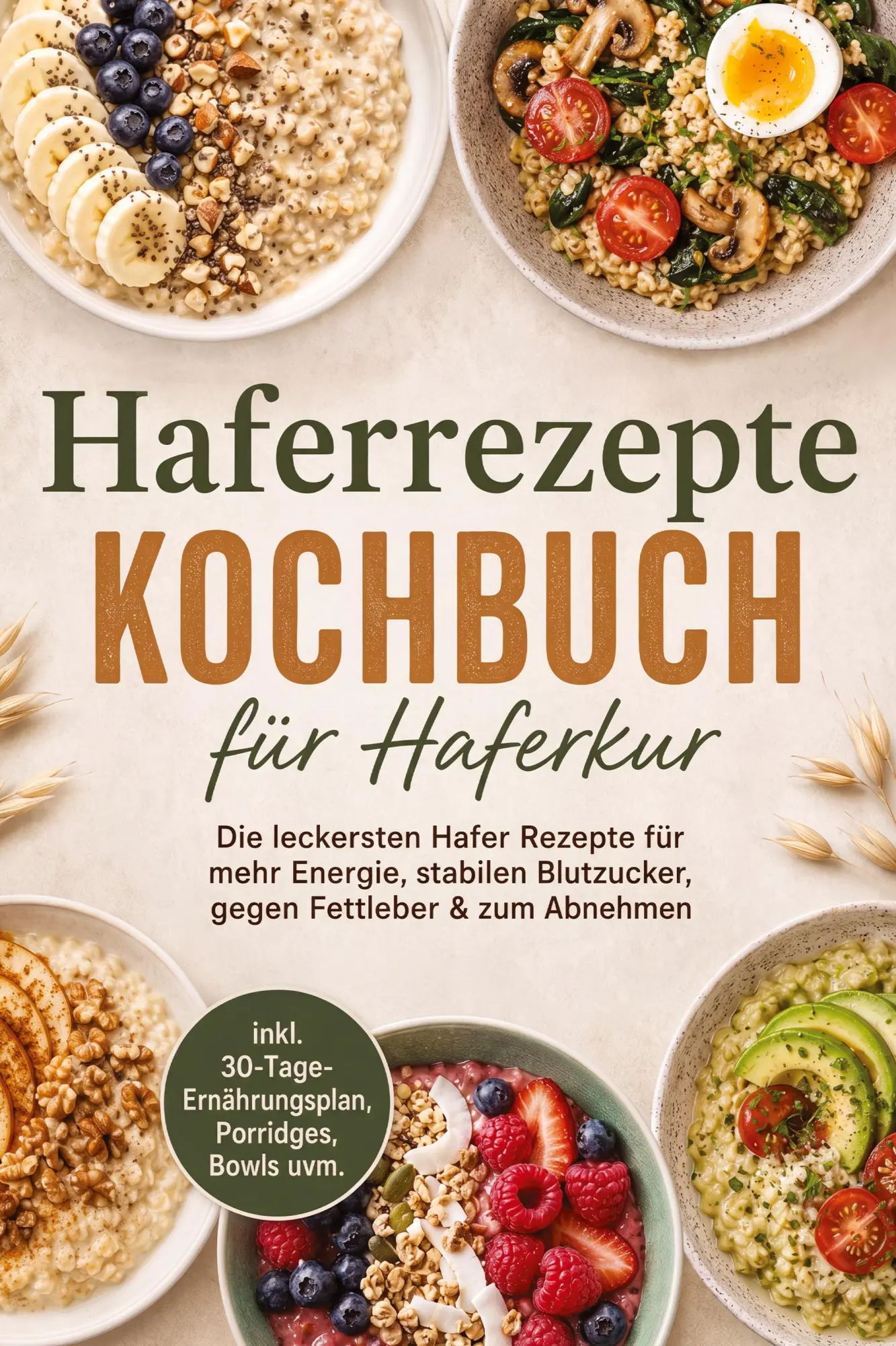 Cover: 9783694380597 | Haferrezepte Kochbuch für Haferkur: Die leckersten Hafer Rezepte...