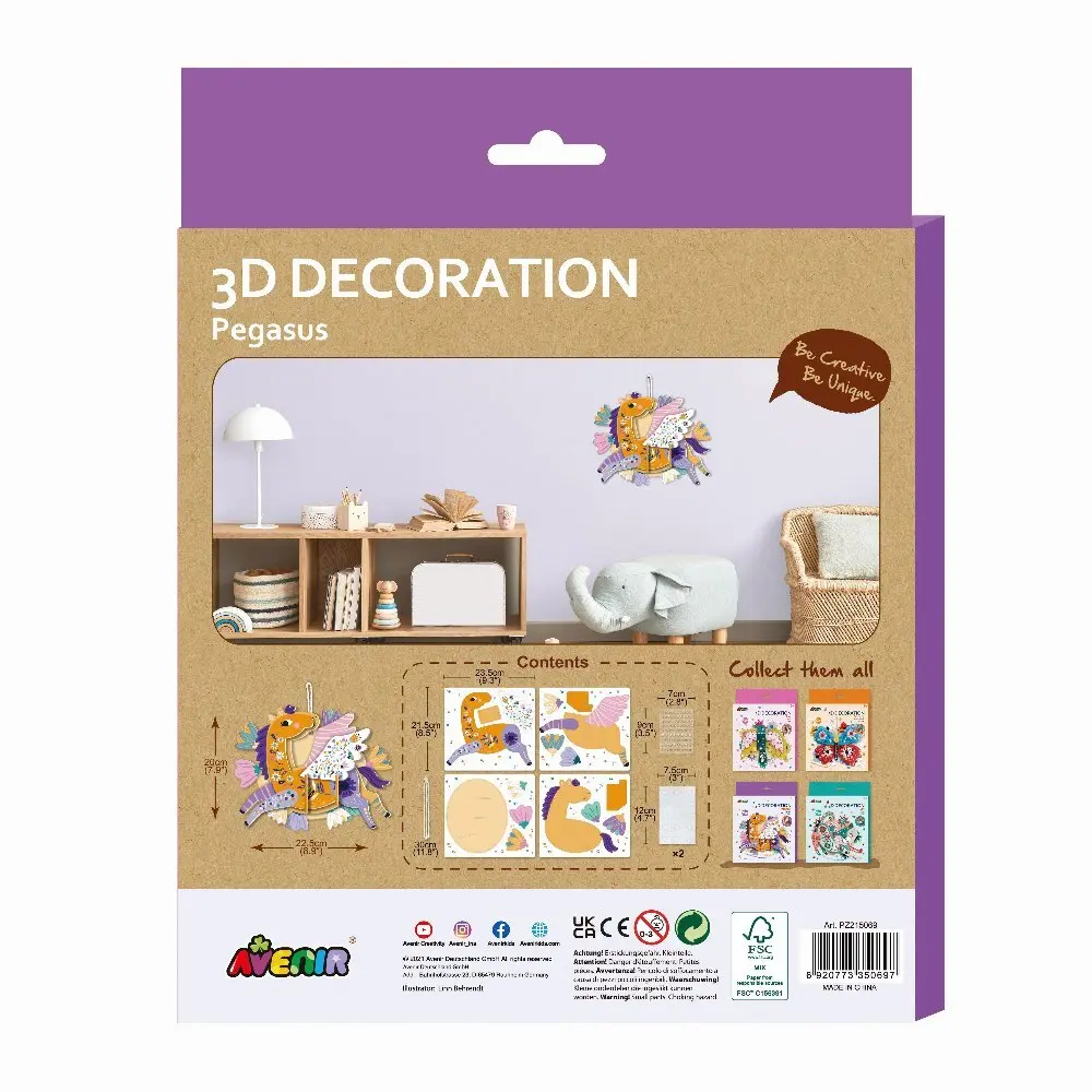 Bild: 6920773350697 | AVENIR - 3D Dekoration Pegasus | 6305069 | 2022 | AVENIR