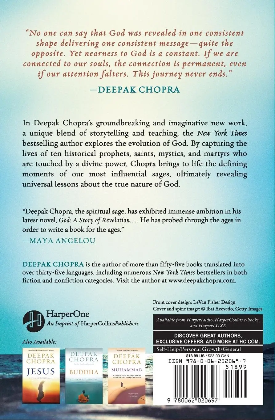 Rückseite: 9780062020697 | GOD PB | Deepak Chopra | Taschenbuch | Kartoniert / Broschiert | 2018