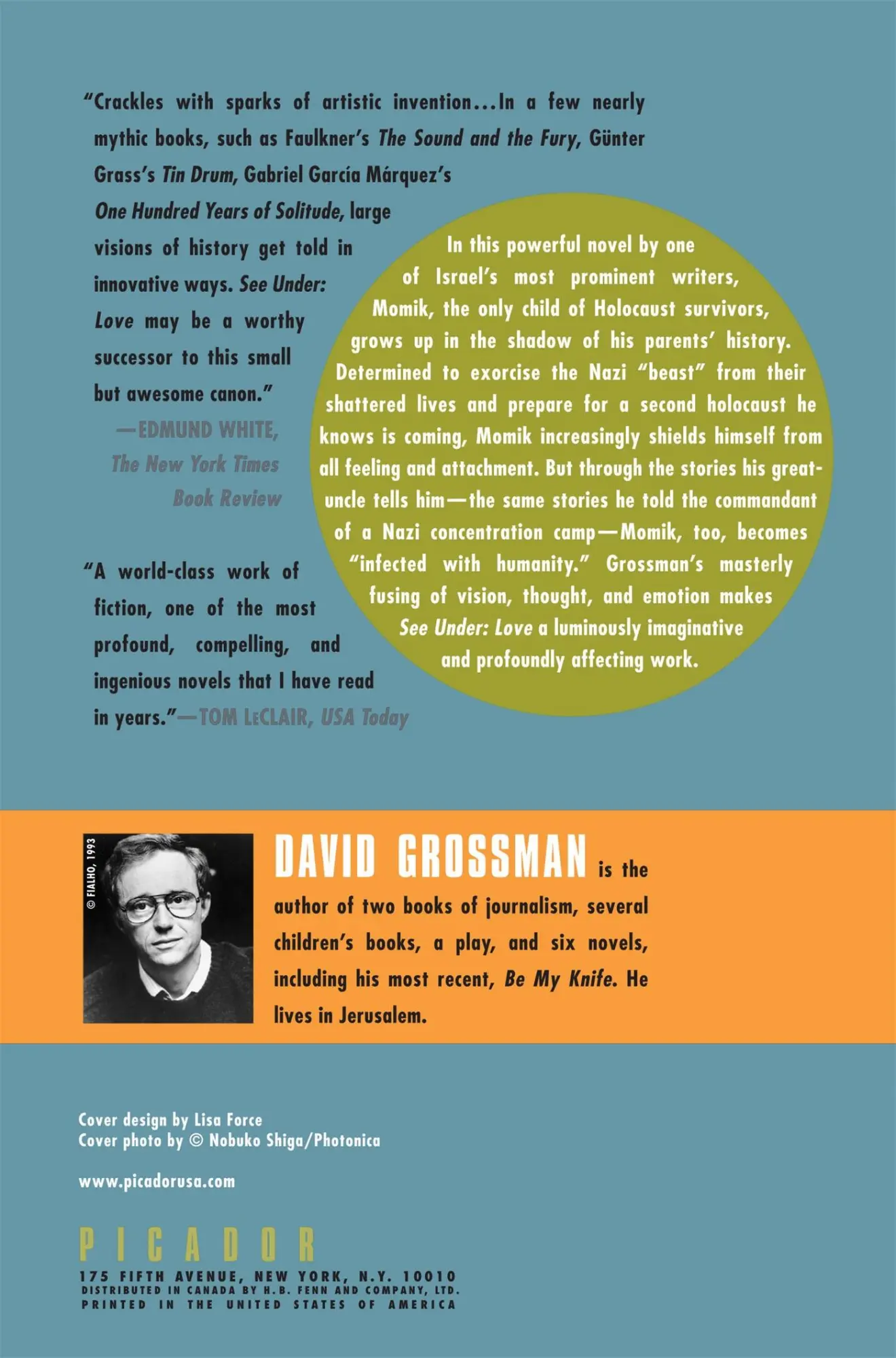 Rückseite: 9780312420697 | See Under | Love | David Grossman | Taschenbuch | Englisch | 2002