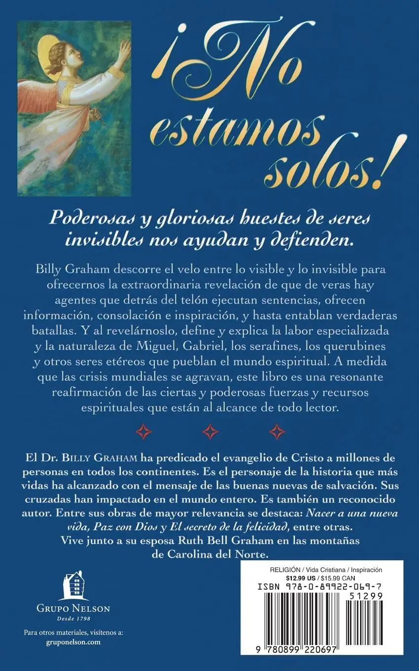 Rückseite: 9780899220697 | ANGELES | AGENTES SECRETOS | Billy Graham | Taschenbuch | Spanisch