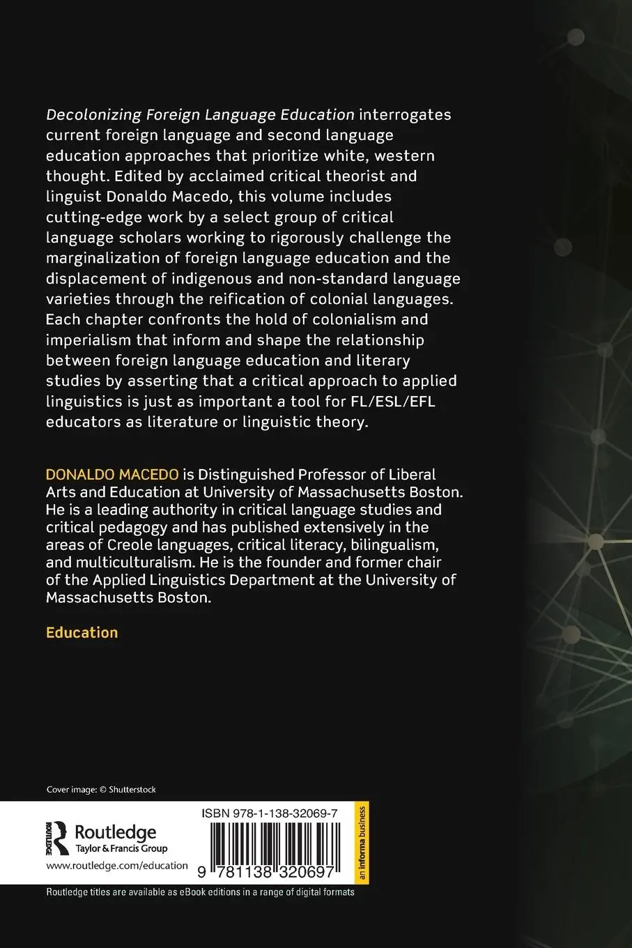 Rückseite: 9781138320697 | Decolonizing Foreign Language Education | Donaldo Macedo | Taschenbuch