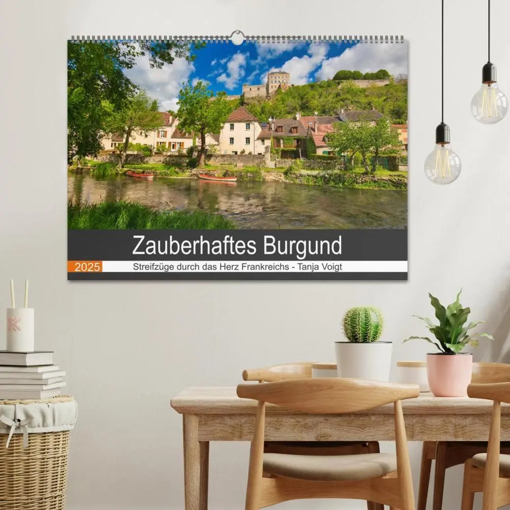 Bild: 9783435050697 | Zauberhaftes Burgund (Wandkalender 2025 DIN A2 quer), CALVENDO...