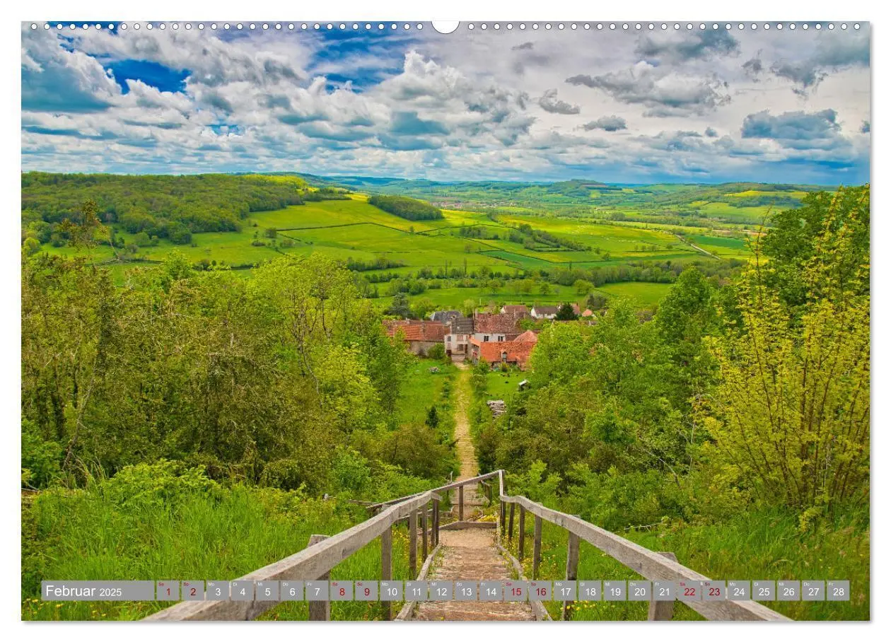 Bild: 9783435050697 | Zauberhaftes Burgund (Wandkalender 2025 DIN A2 quer), CALVENDO...
