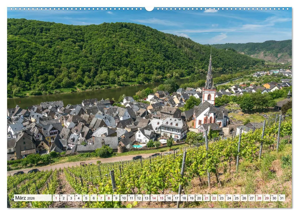 Bild: 9783457690697 | Von Trier nach Koblenz - Die Mosel (Wandkalender 2026 DIN A2 quer),...