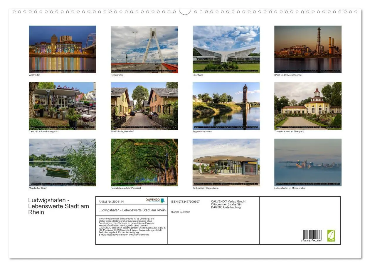 Bild: 9783457900697 | Ludwigshafen - Lebenswerte Stadt am Rhein (Wandkalender 2026 DIN A2...