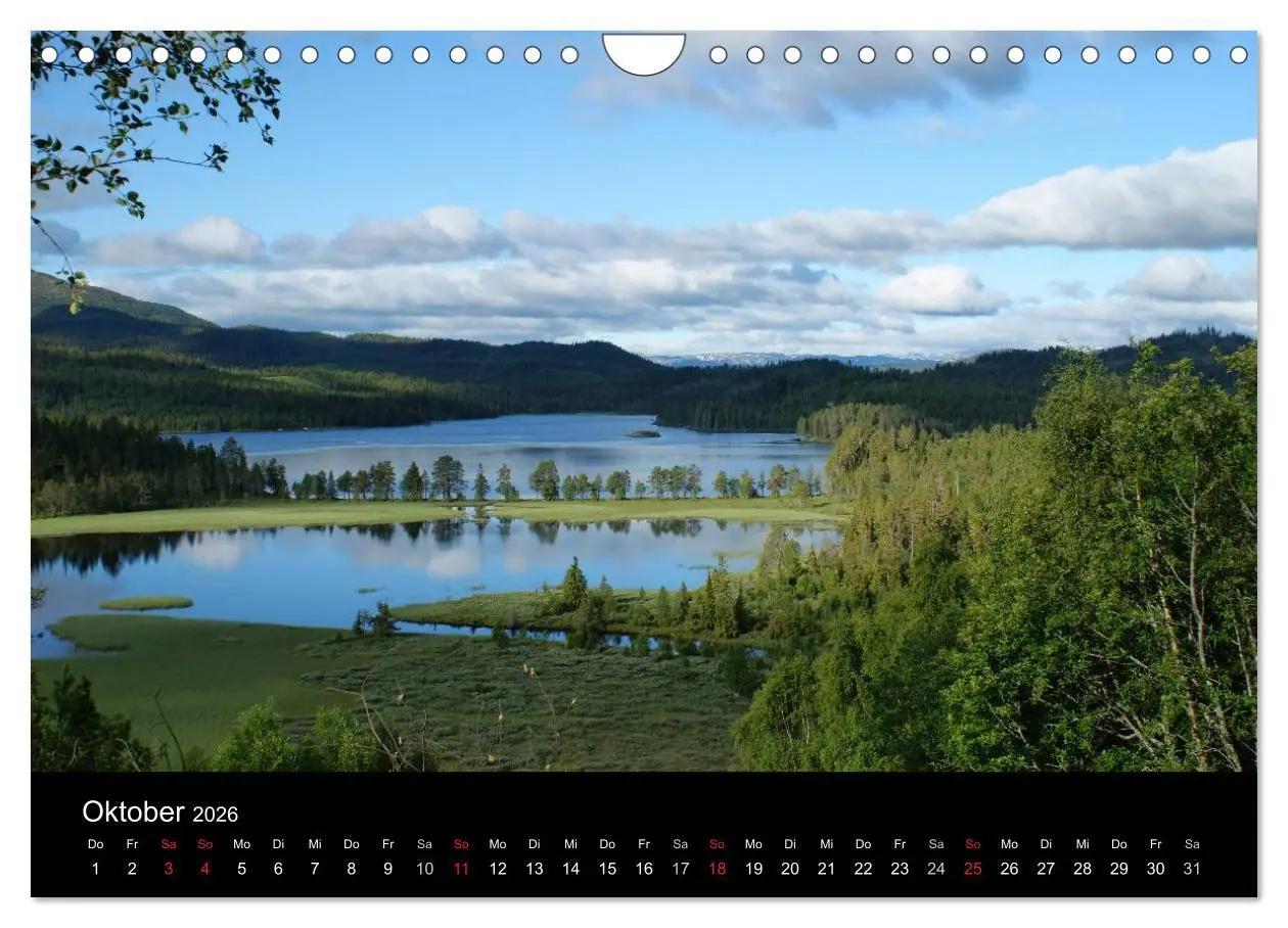 Bild: 9783516160697 | Norwegen 2026 (Wandkalender 2026 DIN A4 quer), CALVENDO Monatskalender
