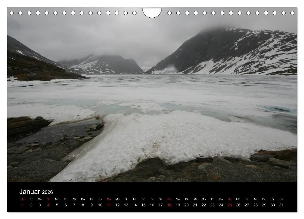 Bild: 9783516160697 | Norwegen 2026 (Wandkalender 2026 DIN A4 quer), CALVENDO Monatskalender