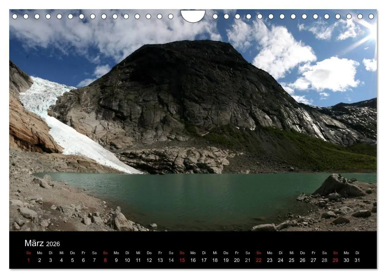 Bild: 9783516160697 | Norwegen 2026 (Wandkalender 2026 DIN A4 quer), CALVENDO Monatskalender