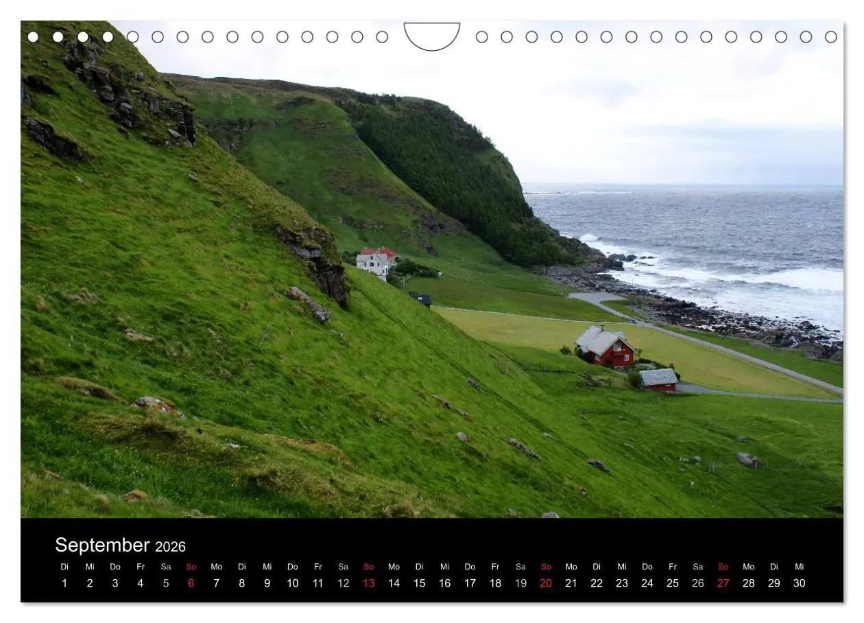 Bild: 9783516160697 | Norwegen 2026 (Wandkalender 2026 DIN A4 quer), CALVENDO Monatskalender