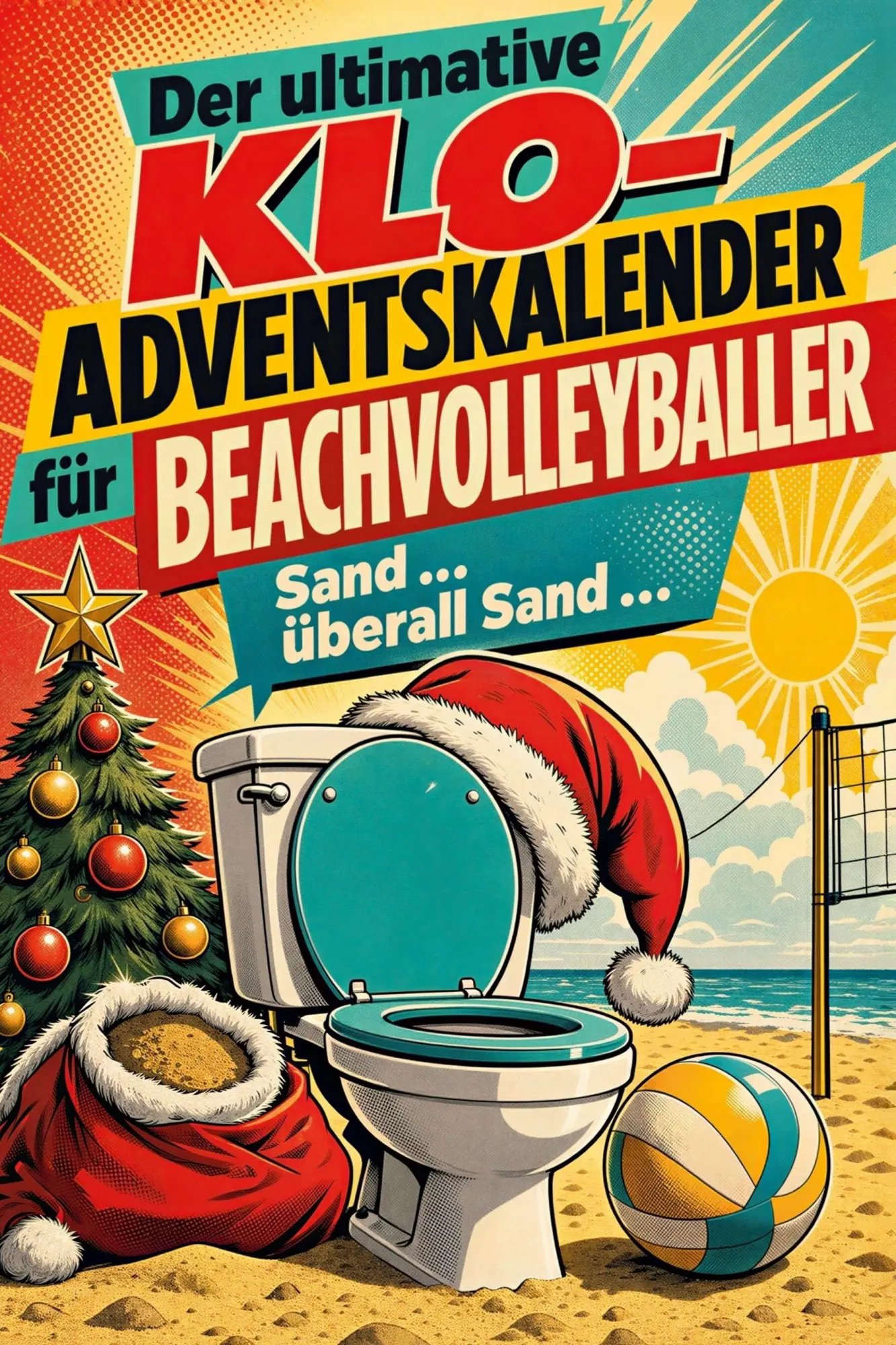 Cover: 9783696110697 | Der ultimative Klo-Adventskalender für Beachvolleyballer | Leah Meier