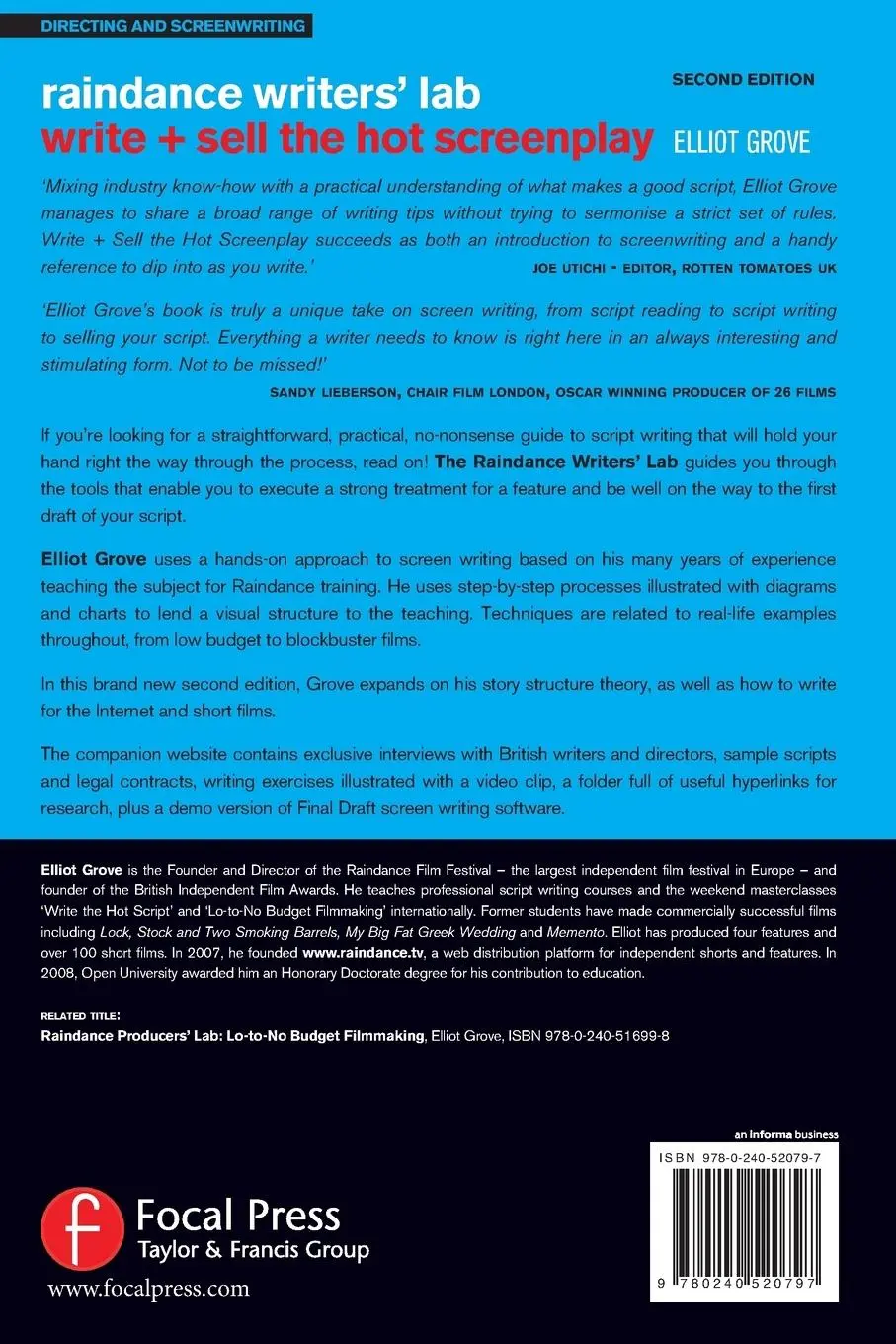 Rückseite: 9780240520797 | Raindance Writers' Lab | Write + Sell the Hot Screenplay | Grove