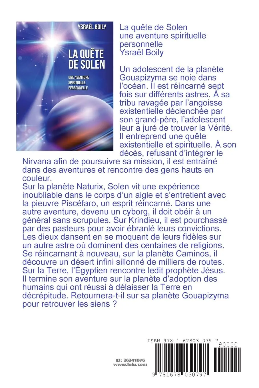 Rückseite: 9781678030797 | Confrontation entre Solen et Jésus au sujet de son étrange Père | Buch
