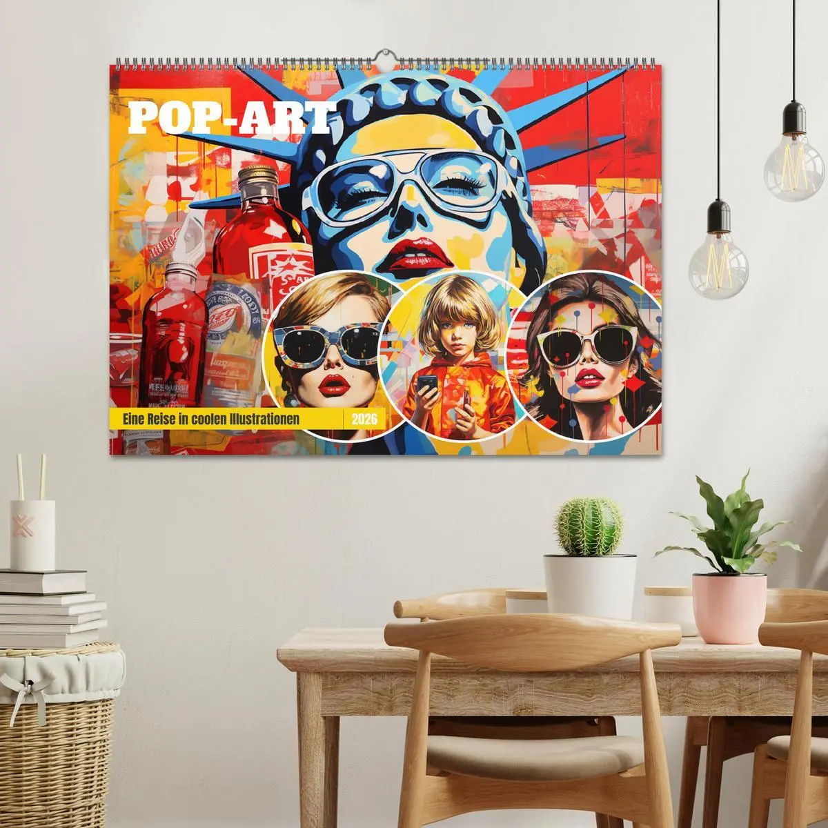 Bild: 9783457510797 | Pop-Art. Eine Reise in coolen Illustrationen (Wandkalender 2026 DIN...