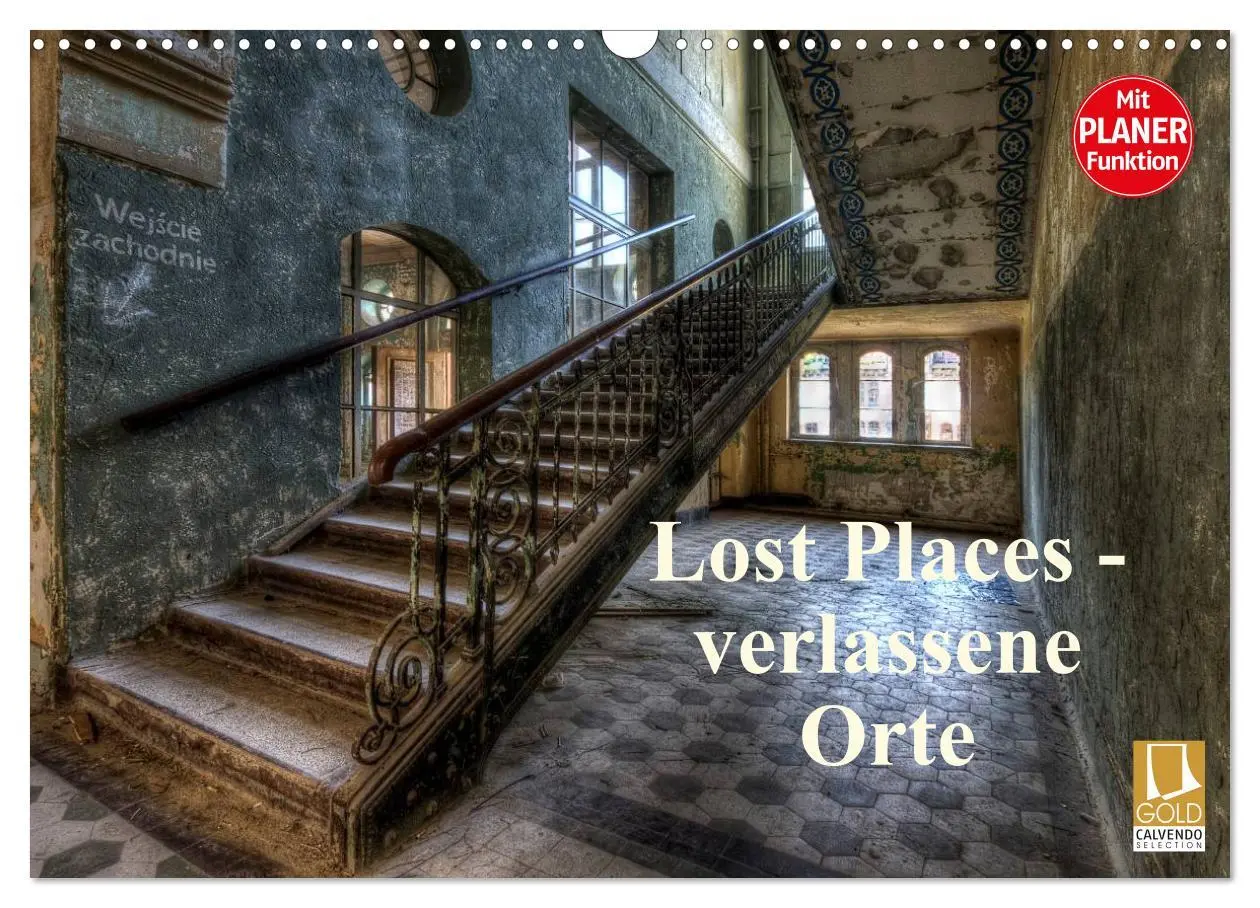 Cover: 9783457990797 | Lost Places - verlassene Orte (Wandkalender 2026 DIN A3 quer),...