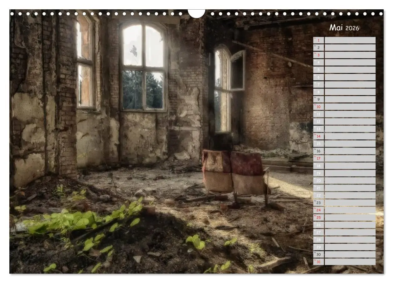 Bild: 9783457990797 | Lost Places - verlassene Orte (Wandkalender 2026 DIN A3 quer),...