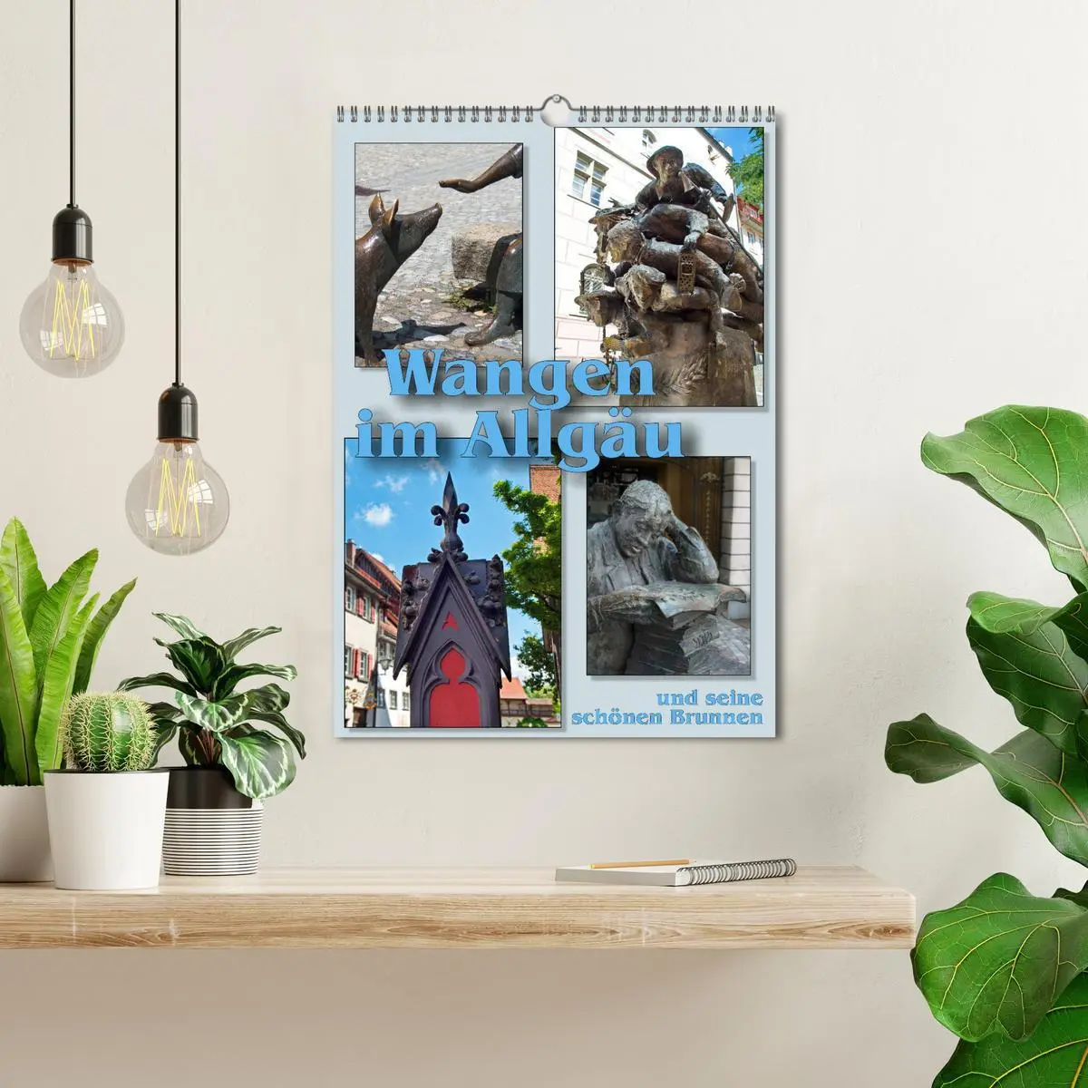 Bild: 9783516390797 | Wangen im Allgäu und seine schönen Brunnen (Wandkalender 2026 DIN...