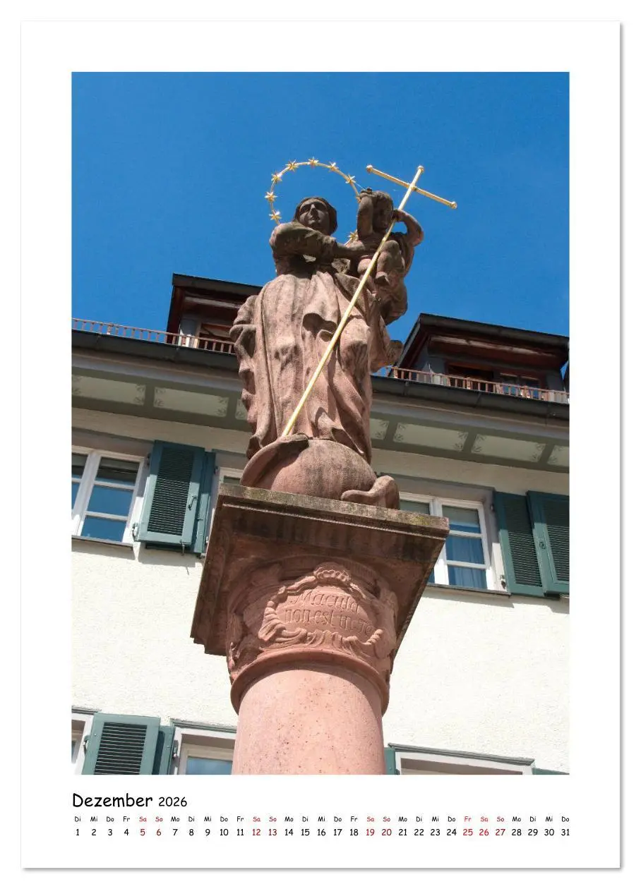 Bild: 9783516390797 | Wangen im Allgäu und seine schönen Brunnen (Wandkalender 2026 DIN...