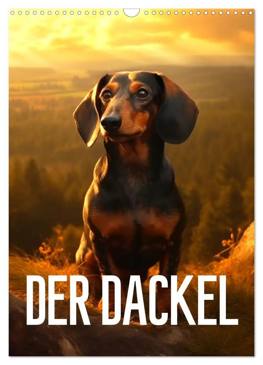 Cover: 9783569310797 | Der Dackel (Wandkalender 2027 DIN A3 hoch), CALVENDO Monatskalender