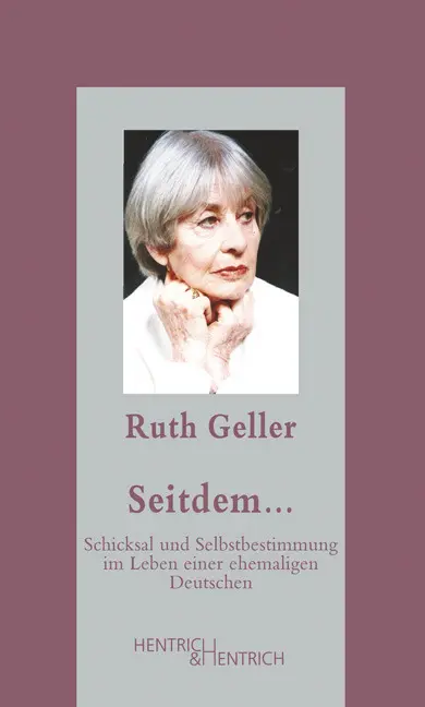 Cover: 9783955650797 | Seitdem... | Ruth Geller | Buch | Gebunden | Deutsch | 2015