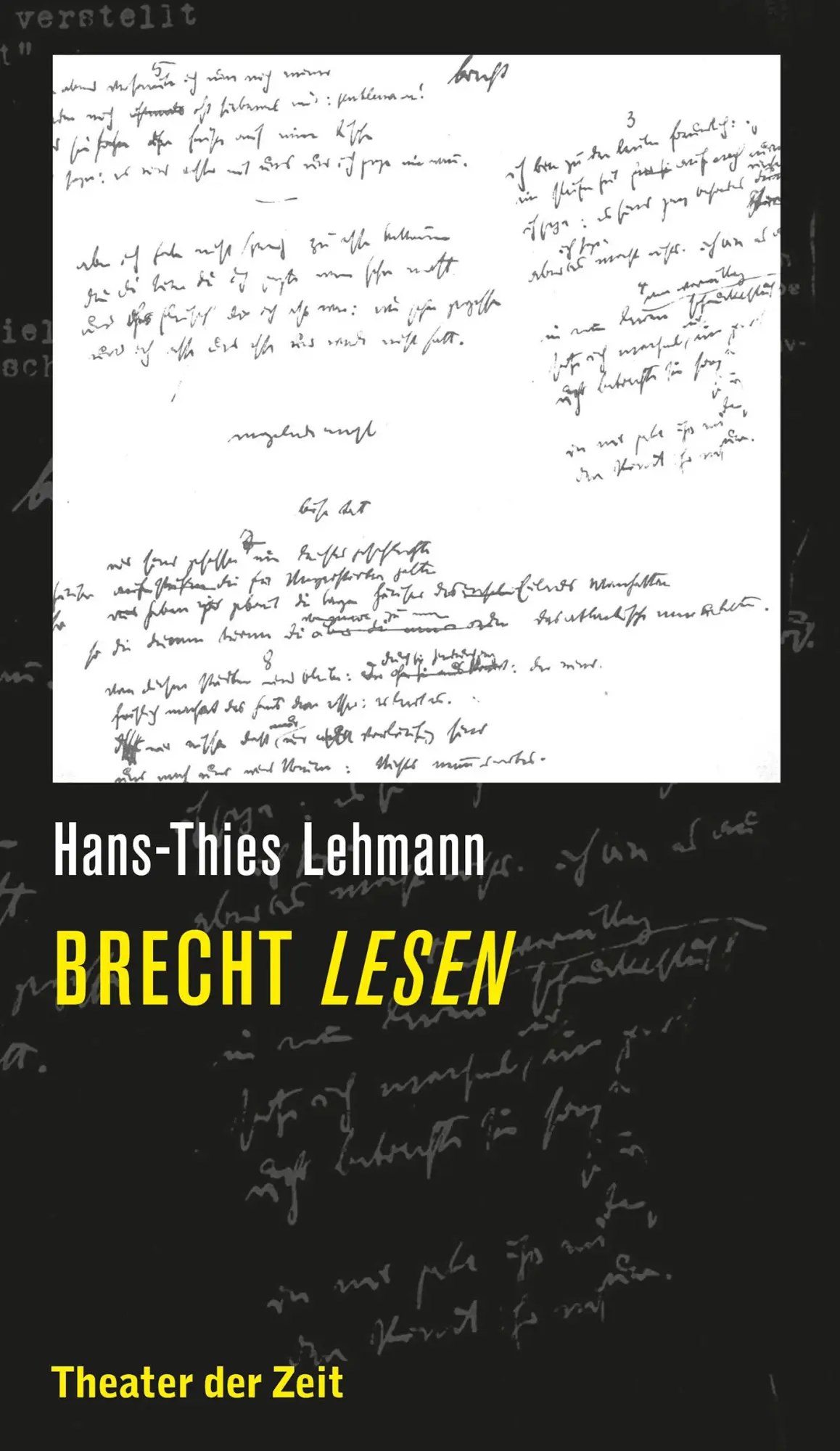 Cover: 9783957490797 | Brecht lesen | Hans-Thies Lehmann | Taschenbuch | Recherchen | 328 S.