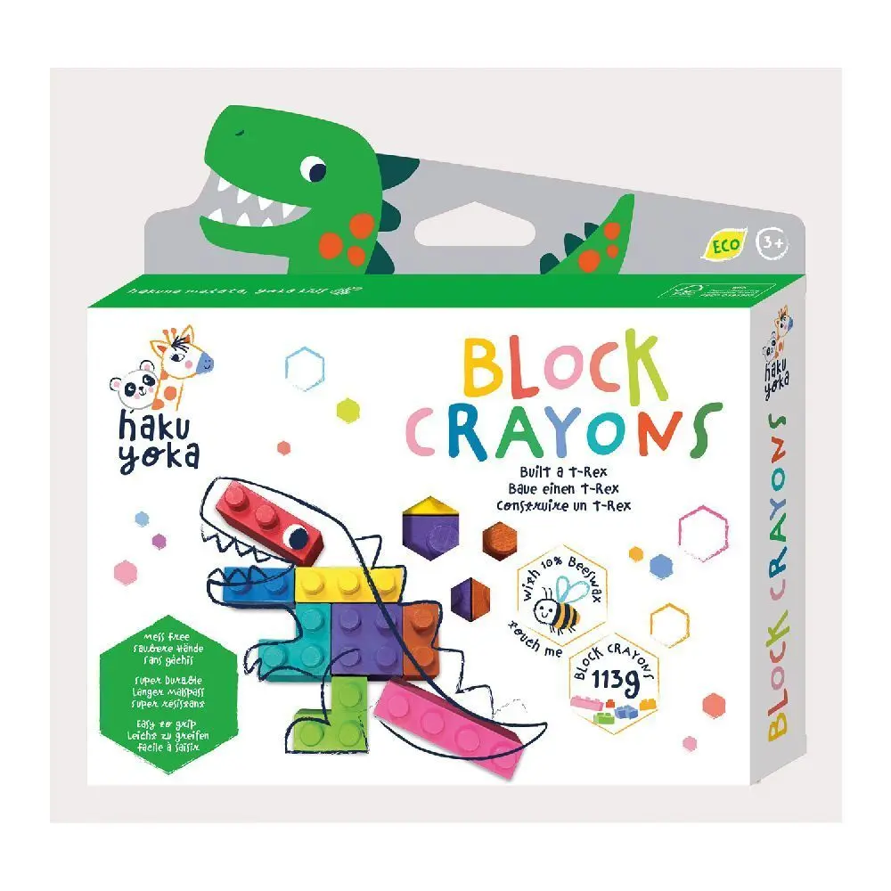 Cover: 6920773330897 | HAKUYOKA - Block-Wachsmalkreiden T-Rex | 6303089 | 2024 | HAKUYOKA