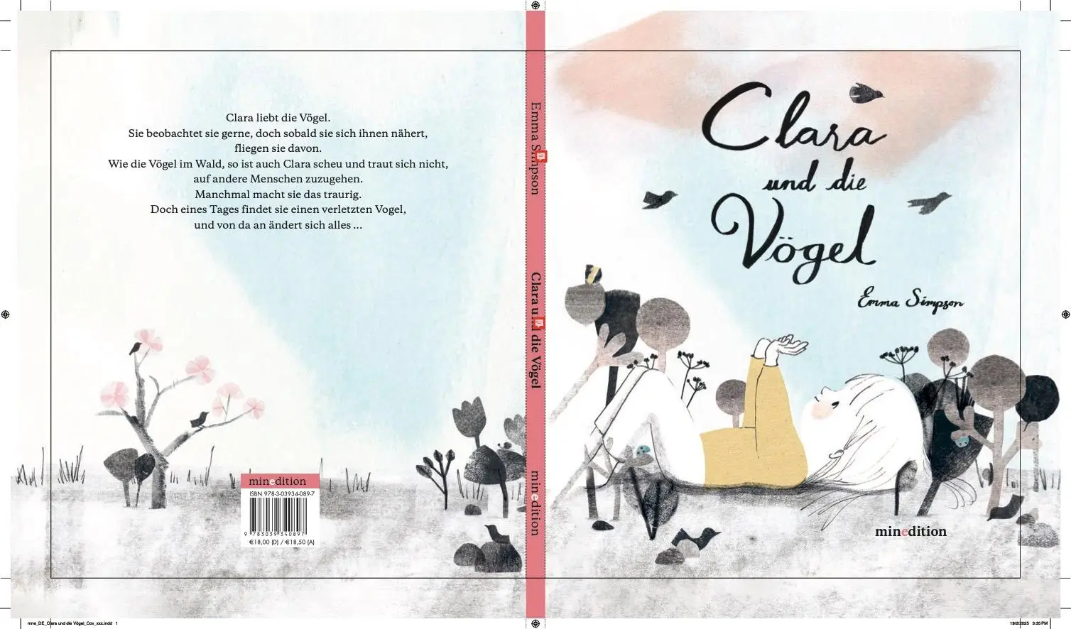 Rückseite: 9783039340897 | Clara und die Vögel | Emma Christina Simpson | Buch | 48 S. | Deutsch