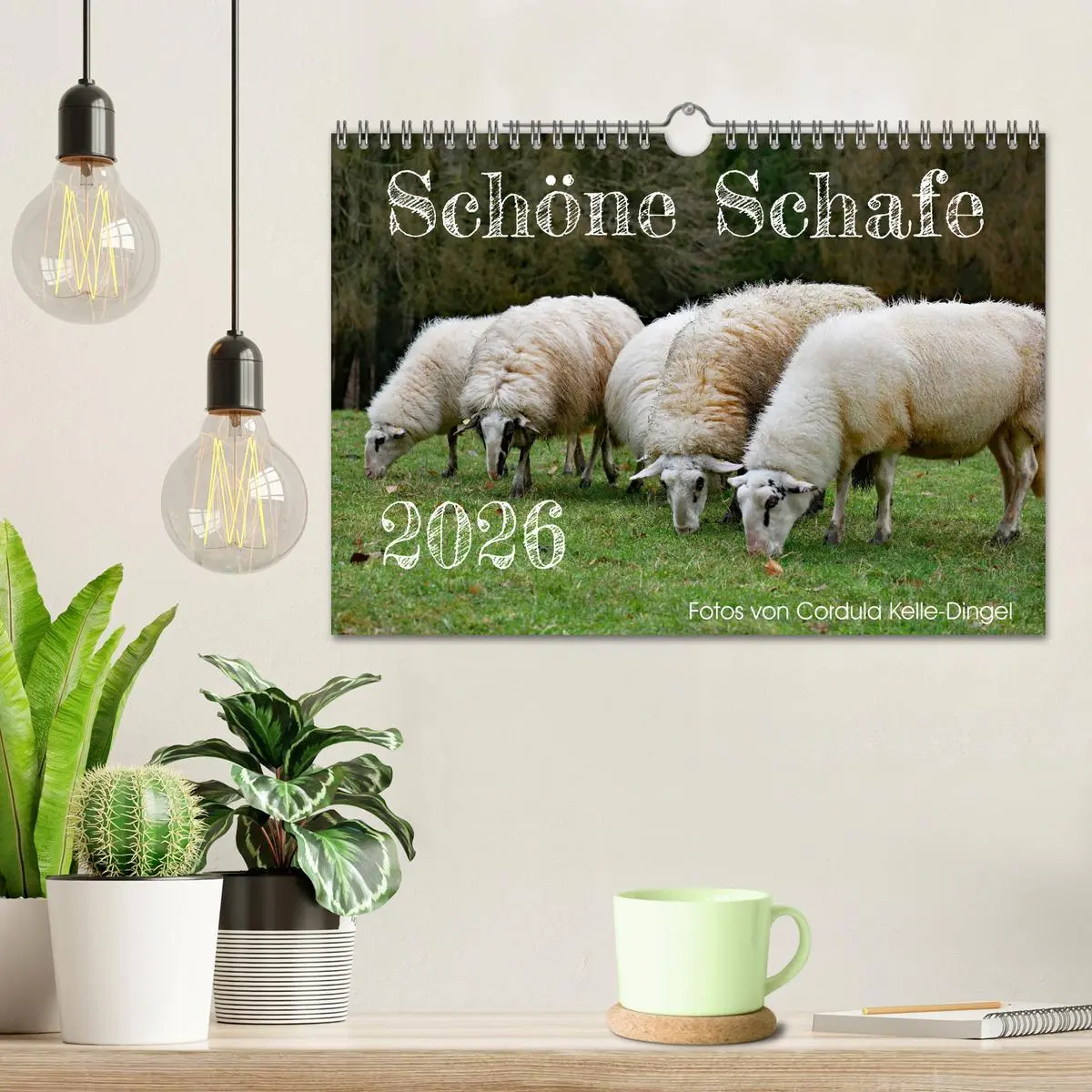 Bild: 9783457740897 | Schöne Schafe (Wandkalender 2026 DIN A4 quer), CALVENDO Monatskalender