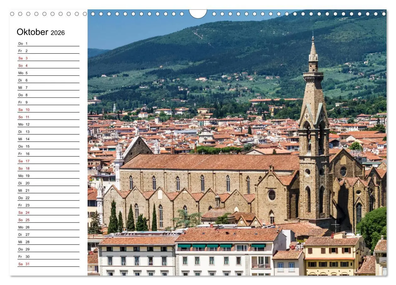 Bild: 9783457810897 | Impressionen aus FLORENZ (Wandkalender 2026 DIN A3 quer), CALVENDO...