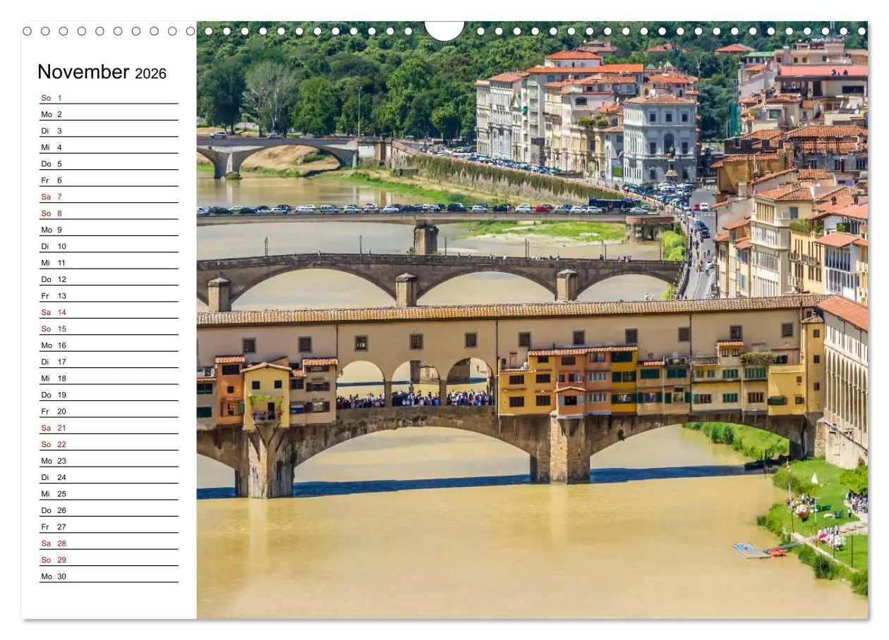 Bild: 9783457810897 | Impressionen aus FLORENZ (Wandkalender 2026 DIN A3 quer), CALVENDO...