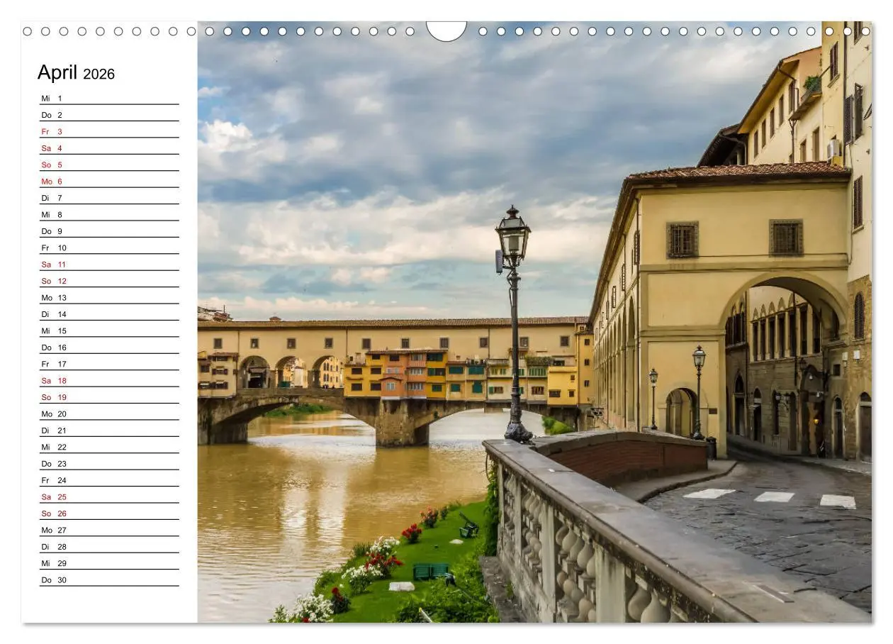 Bild: 9783457810897 | Impressionen aus FLORENZ (Wandkalender 2026 DIN A3 quer), CALVENDO...