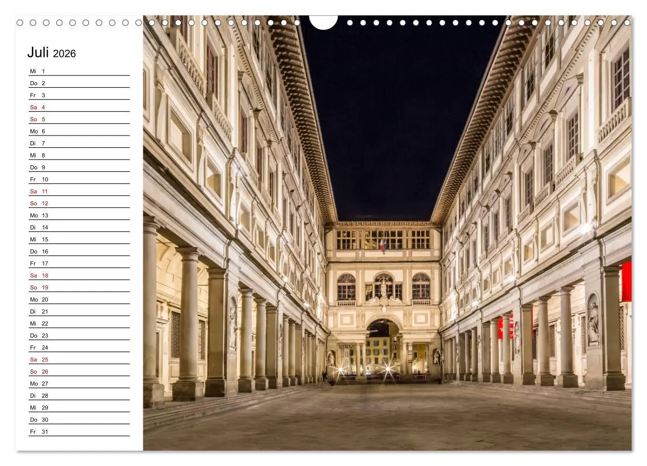 Bild: 9783457810897 | Impressionen aus FLORENZ (Wandkalender 2026 DIN A3 quer), CALVENDO...