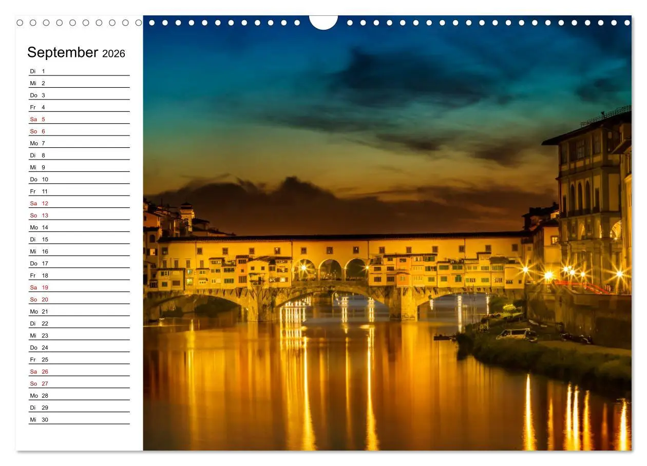 Bild: 9783457810897 | Impressionen aus FLORENZ (Wandkalender 2026 DIN A3 quer), CALVENDO...