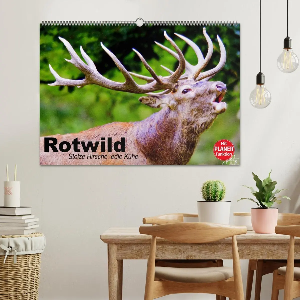 Bild: 9783457980897 | Rotwild. Edle Hirsche, stolze Kühe (Wandkalender 2026 DIN A2 quer),...