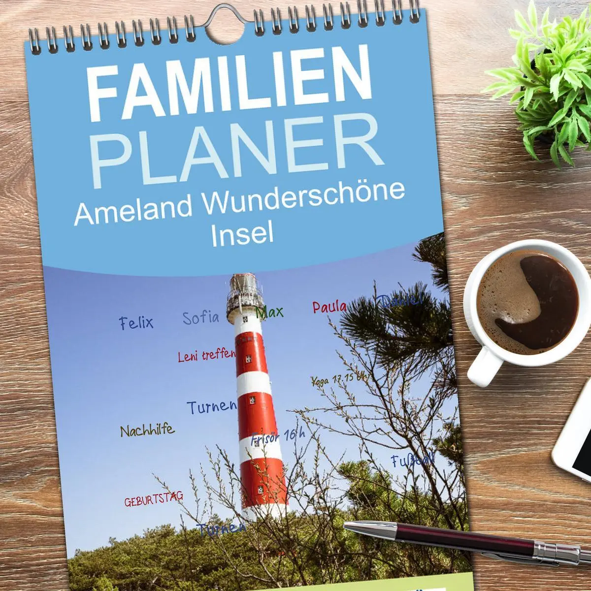 Bild: 9783516520897 | Familienplaner 2026 - Ameland Wunderschöne Insel mit 5 Spalten...