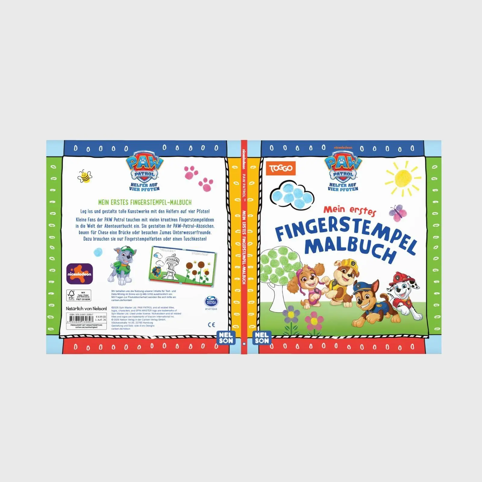 Bild: 9783845130897 | PAW Patrol Kindergartenheft: Mein erstes Fingerstempel-Malbuch | Buch