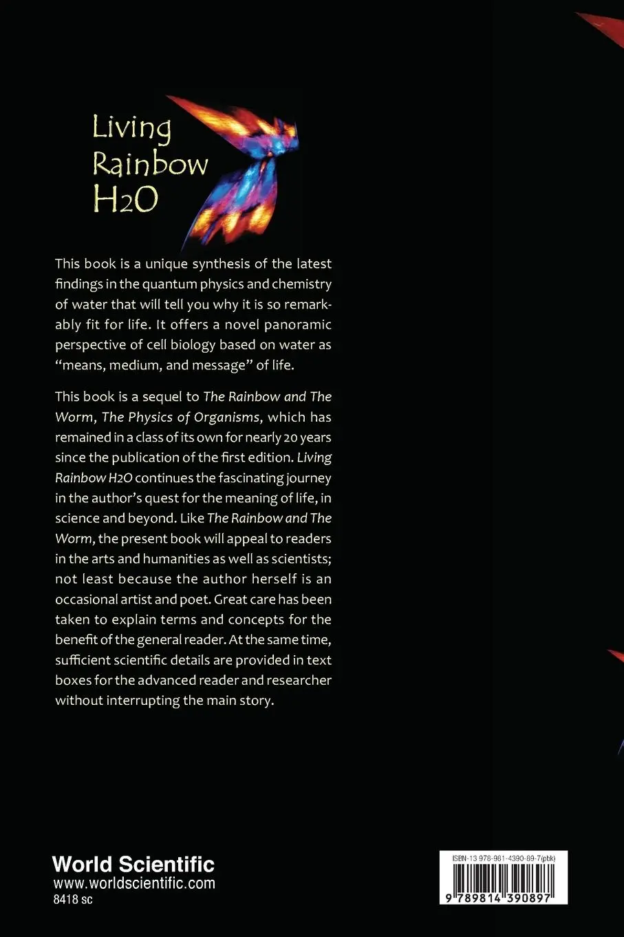 Rückseite: 9789814390897 | LIVING RAINBOW H2O | Mae-Wan Ho | Taschenbuch | Paperback | Englisch