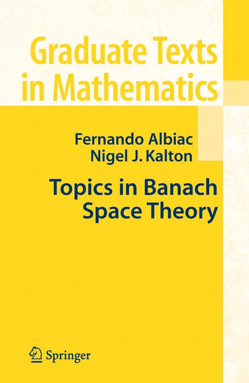 Cover: 9781441920997 | Topics in Banach Space Theory | Fernando Albiac (u. a.) | Taschenbuch