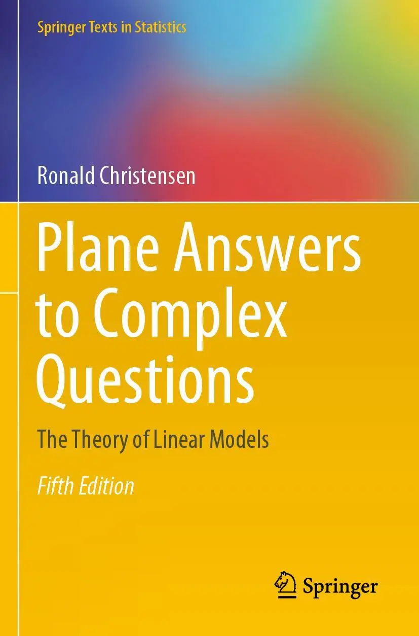 Cover: 9783030320997 | Plane Answers to Complex Questions | The Theory of Linear Models