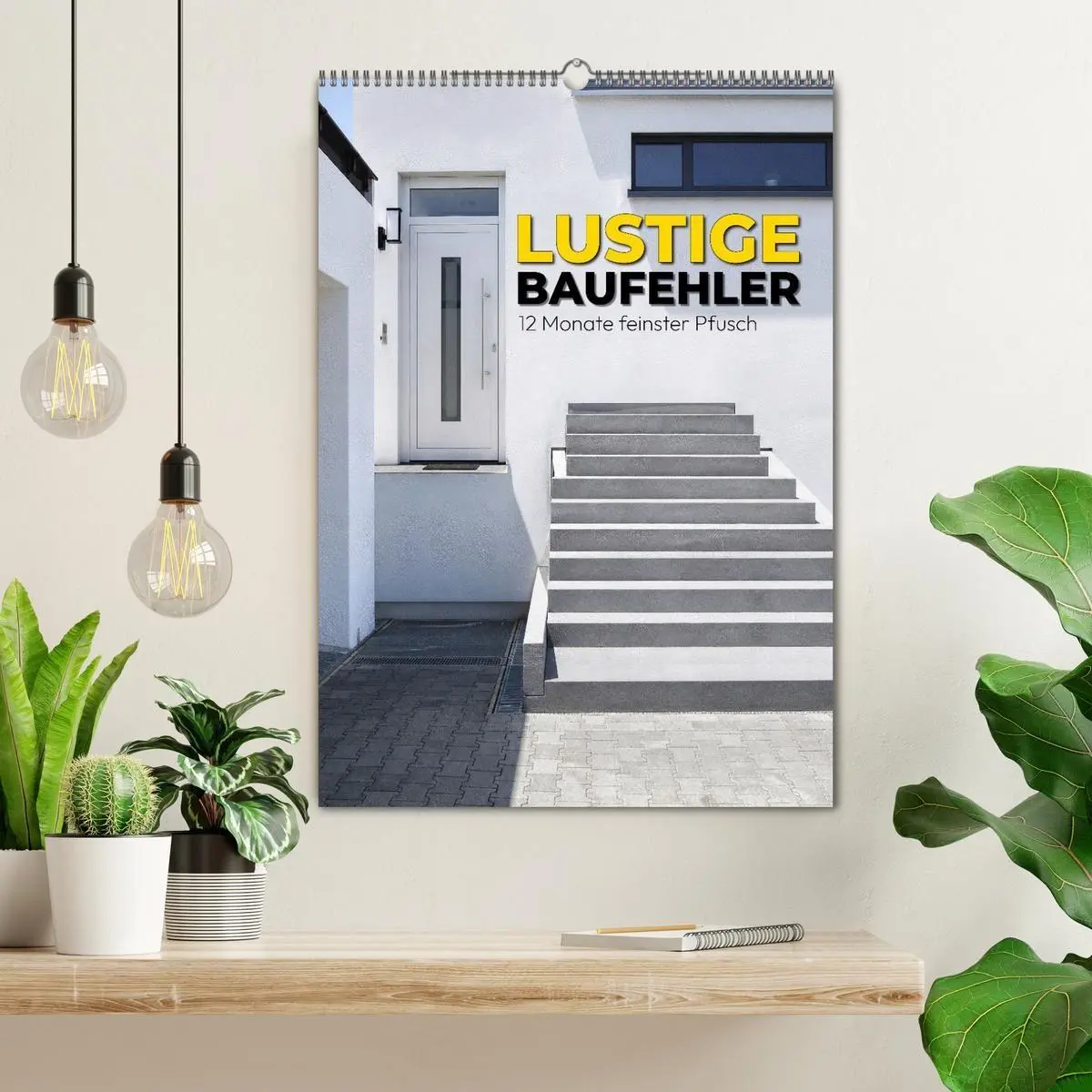 Bild: 9783569910997 | Lustige Baufehler - 12 Monate feinster Pfusch (Wandkalender 2027...