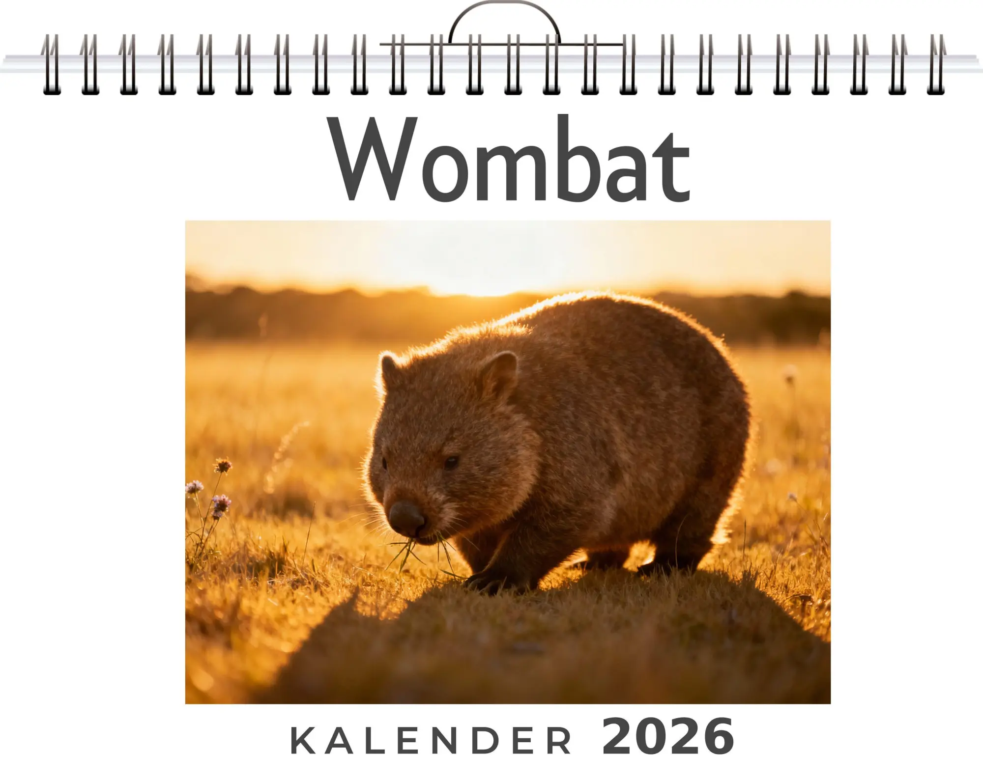 Cover: 9783695330997 | Wombat | Jonah Meier | Kalender | Deutsch | 2026 | FlipFlop