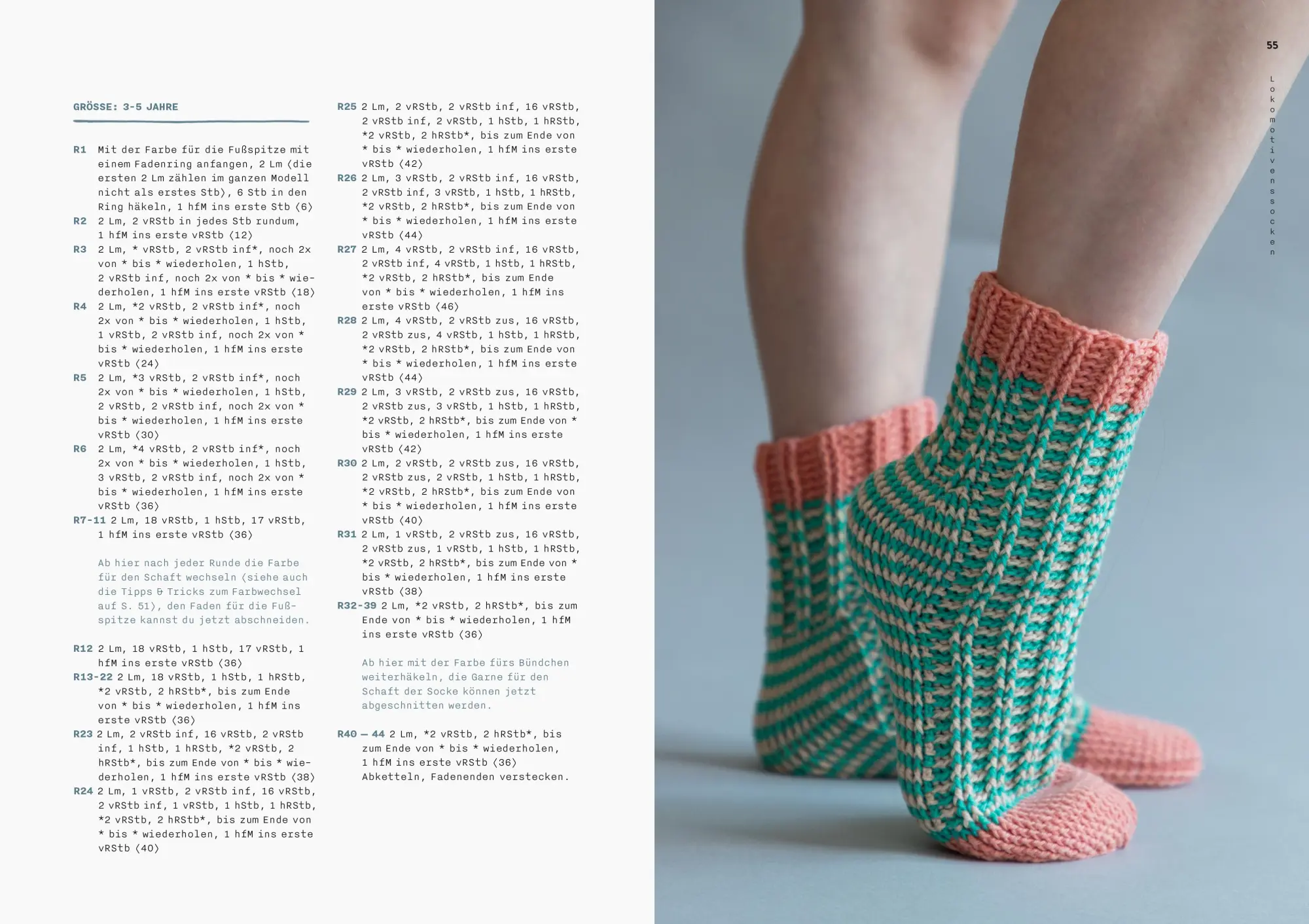 Bild: 9783830720997 | Socken häkeln für die ganze Familie. | Sascha Blase-Van Wagtendonk