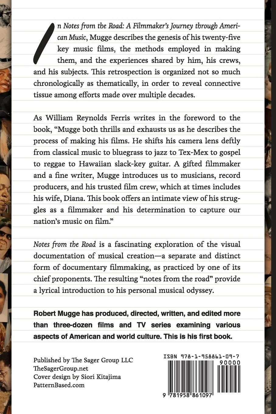 Rückseite: 9781958861097 | Notes from the Road | A Filmmaker's Journey through American Music