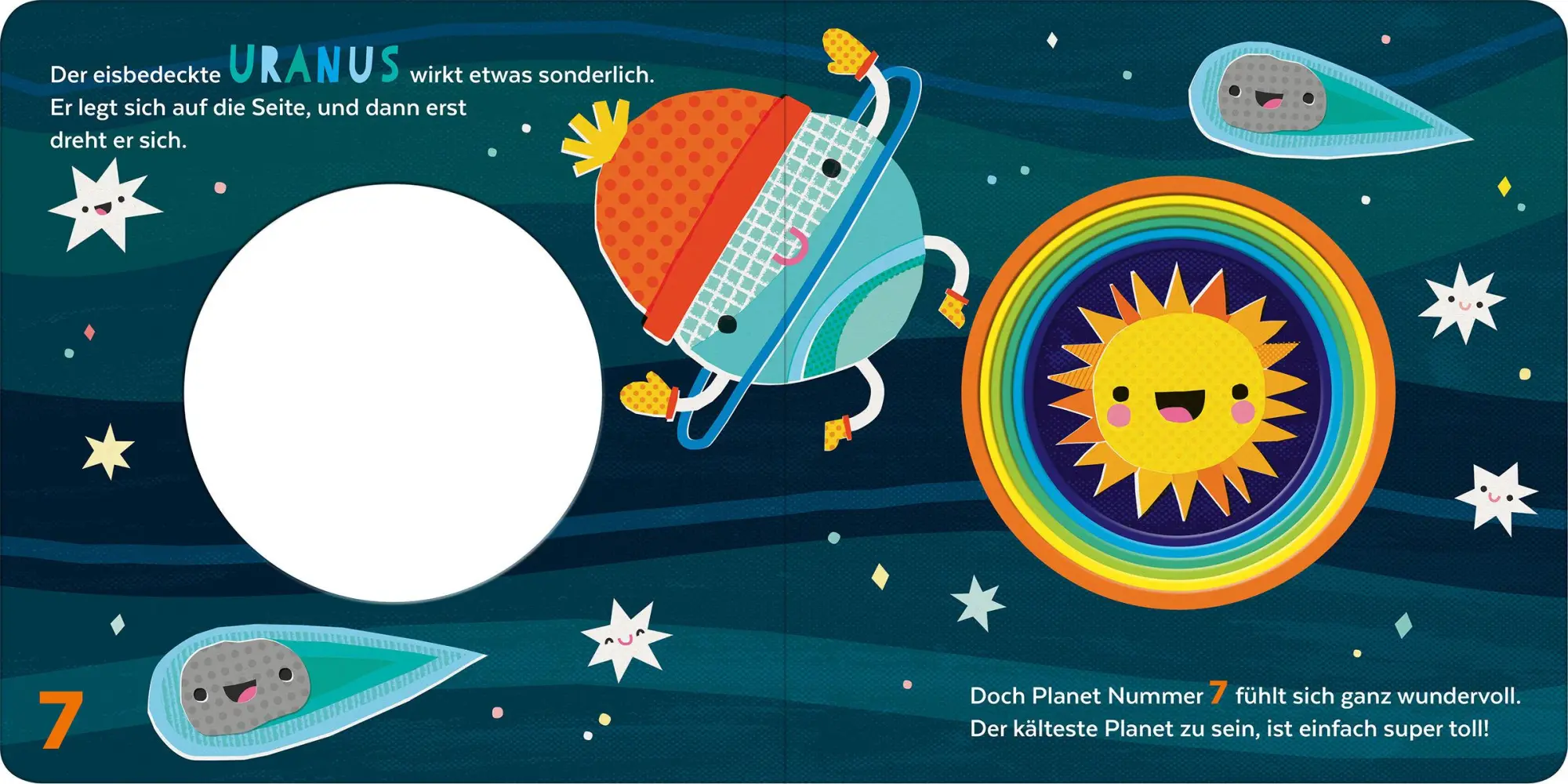 Bild: 9783328301097 | Unsere 8 Planeten | Pappbilderbuch mit Stanzung ab 3 Jahren | Ferrie