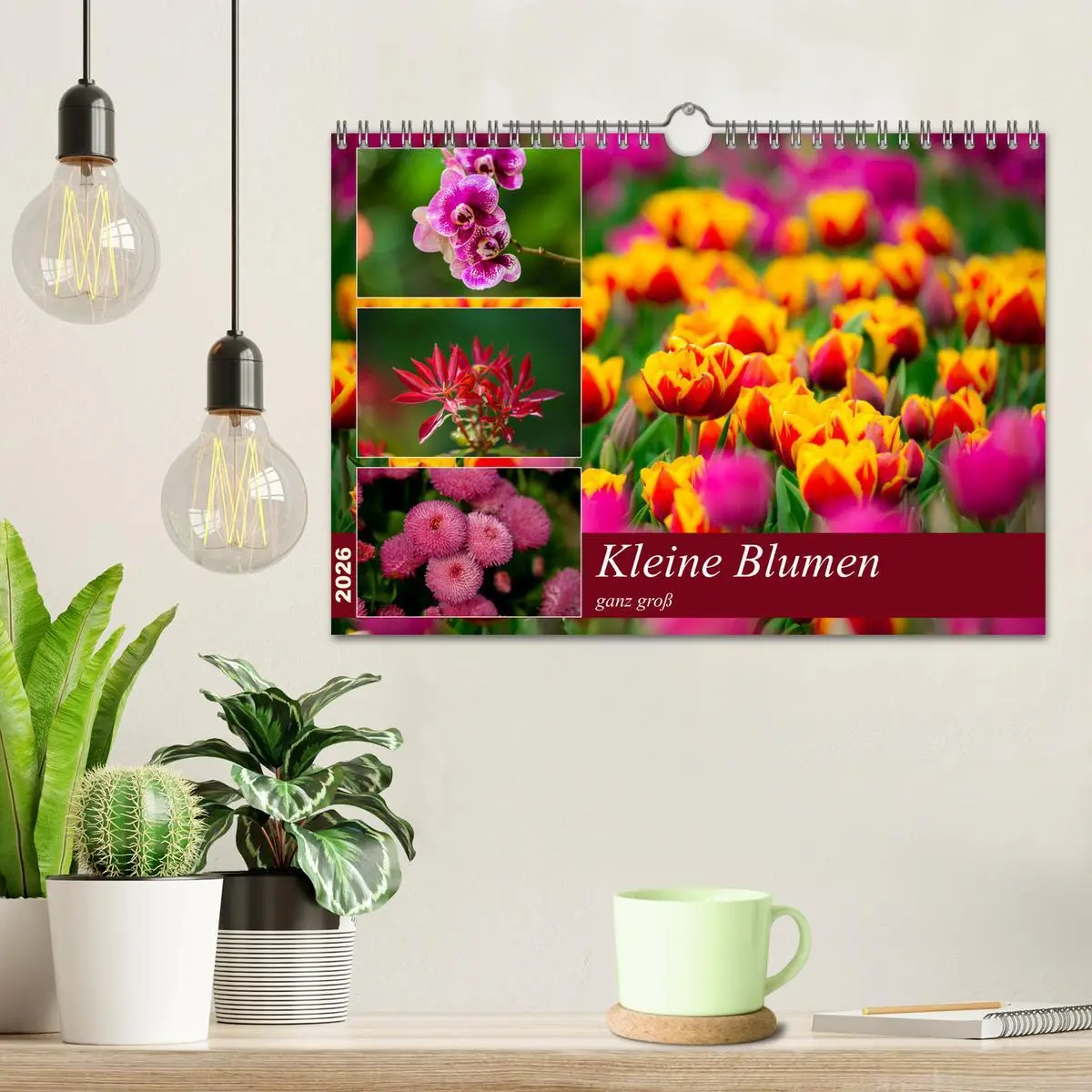 Bild: 9783457791097 | Kleine Blumen ganz groß (Wandkalender 2026 DIN A4 quer), CALVENDO...